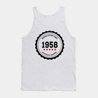 Making history since 1958 badge Tank Top